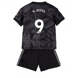 Arsenal Gabriel Jesus #9 Udebanetrøje Børn 2022-23 Kortærmet (+ Korte bukser)